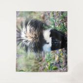 Skunk Black and White Wandkleed (Voorkant)