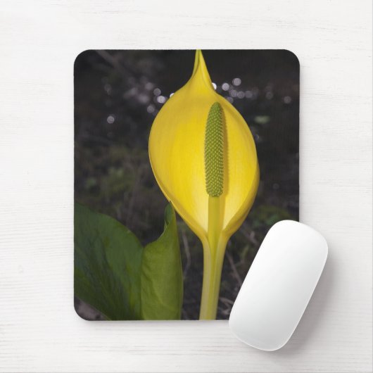 Skunk Cabbage Blossom - Mousepad Muismat (Met muis)