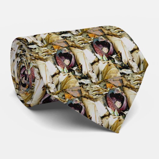 Skunk Cabbage Spath Stropdas (Opgerold)