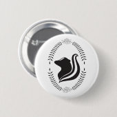 Skunk Cameo Silhouette Button (Voorkant /achterkant)