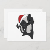 Skunk Christmas Skunks Winter Animals Briefkaart (Voorkant / Achterkant)