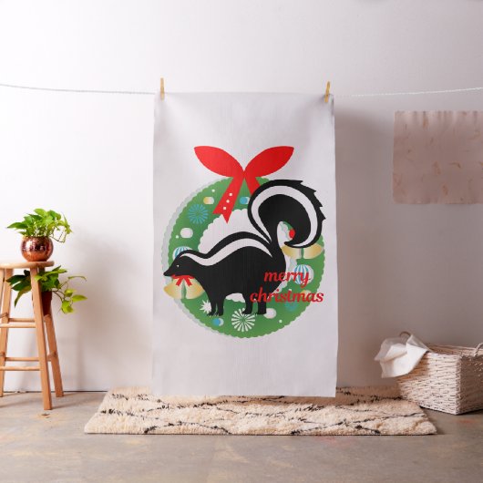skunk fabric voor kerst stof (Voorbeeld)