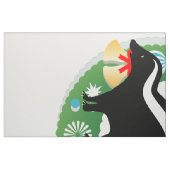 skunk fabric voor kerst stof (Fat Quarter)