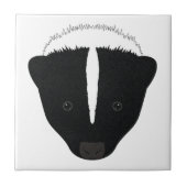 Skunk Face Tegeltje (Voorkant)