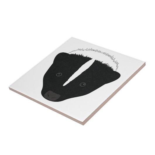 Skunk Face Tegeltje (Zijkant)