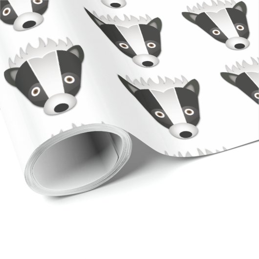 Skunk - Glanzend inpakpapier, 30" x 15" Cadeaupapier (Rol Hoek)