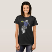 Skunk Handbalspeler Handbal T-shirt (Voorkant volledig)