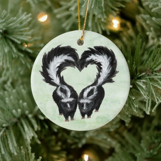 Skunk Heart Ornament (Boom)