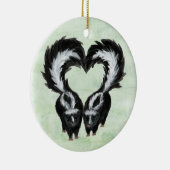 Skunk Heart Ornament (Rechts)