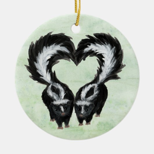 Skunk Heart Ornament (Voorkant)