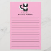 Skunk Kind Cute Woodland Animal Briefpapier (Voorkant)