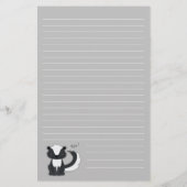 Skunk Kind Cute Woodland Animal Briefpapier (Achterkant)