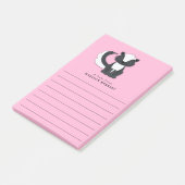 Skunk Kind Cute Woodland Animal Post-it® Notes (Schuin)