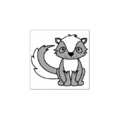 Skunk Kind Cute Woodland Animals Rubberstempel (Afrduk)