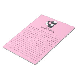 Skunk Kind Cute Woodland Briefpapier Notitieblok