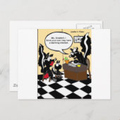 Skunk Learning Disodors Funny Gifts & T - shirts Briefkaart (Voorkant / Achterkant)