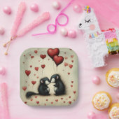 Skunk Liefde 1 Papieren Bordje (Feest)