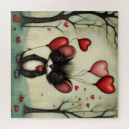 Skunk Liefde 2 Legpuzzel (Horizontaal)