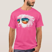 Skunk met bril Zonnebril T-shirt (Voorkant)