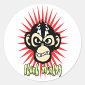 Skunk Monkey Sticker (Voorkant)