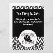 Skunk Party Kaart (Voorkant / Achterkant)