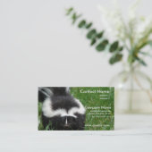 Skunk Photo Visitekaartje (Staand voorkant)