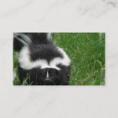 Skunk Photo Visitekaartje (Achterkant)