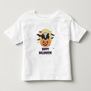 Skunk Pumpkin Cute Skunks Happy Halloween Kinder Shirts