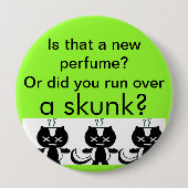 Skunk Ronde Button 4,0 Cm (Voorkant)