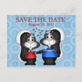 Skunk Save the Date Briefkaart (Voorkant)