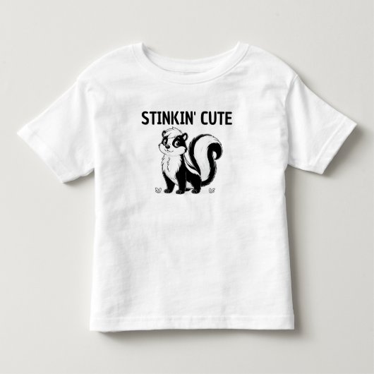 SKUNK SCHATTIGE PEUTER PUN T-SHIRT (Voorkant)