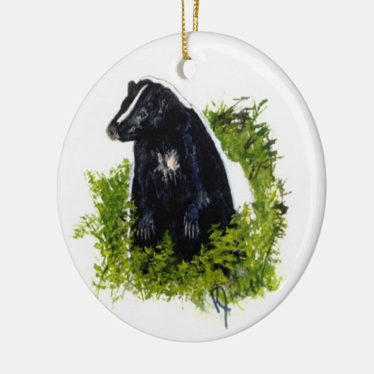 Skunk-sierplant Keramisch Ornament (Links)