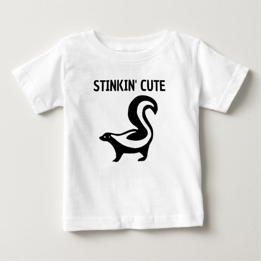 SKUNK STINKING SCHATTIGE BABY PUN T-SHIRT (Voorkant)