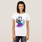 Skunk Surfen Surfplank Zomer T-shirt (Voorkant volledig)