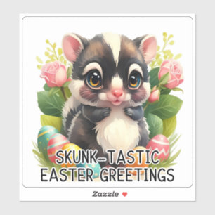 Skunk-tastic Pasen Groeten - Pasen Sticker