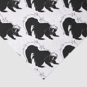 Skunk Tissuepapier (Detail)