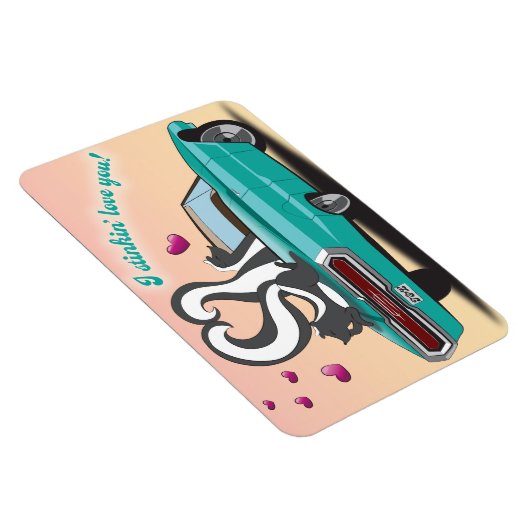 Skunk Valentijnsdag magneet (Rechterzijde)