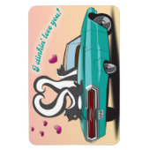 Skunk Valentijnsdag magneet (Verticaal)