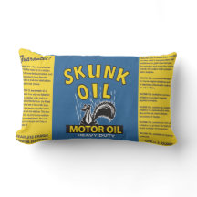 Skunk Vintage Olie Schoon en Vies Worp Kussen