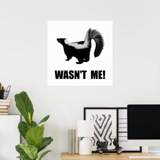 Skunk was weg. poster (Thuiskantoor)