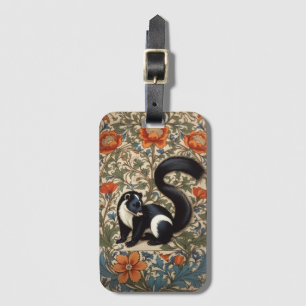 Skunk William Morris Geïnspireerd Bagagelabel