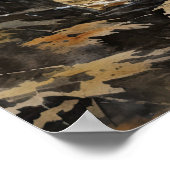 Skunk Woodland Animal Art Print Poster (Hoek)