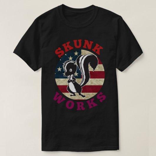 Skunk works                   t-shirt (Design voorkant)