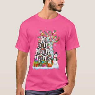 Skunk X-mas Tree Lighting Santa's Pet Skunk Funny T-shirt