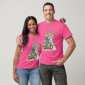 Skunk X-mas Tree Lighting Santa's Pet Skunk Funny T-shirt (Unisex)