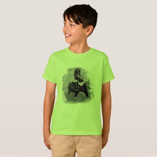 Skunk Youth T-Shirt: "Wat is die geur?" T-shirt (Voorkant volledig)