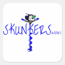 Skunkers Auger Sticker