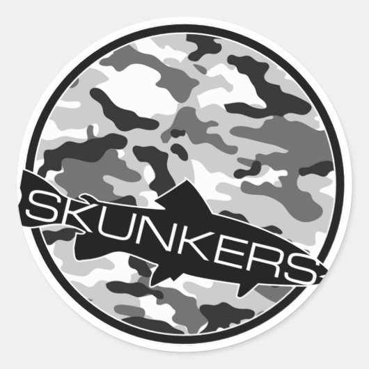 Skunkers Camo Sticker (Voorkant)