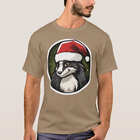 Skunks Christmas T-shirt (Voorkant)