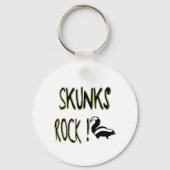 Skunks Rock! Button Sleutelhanger (Voorkant)